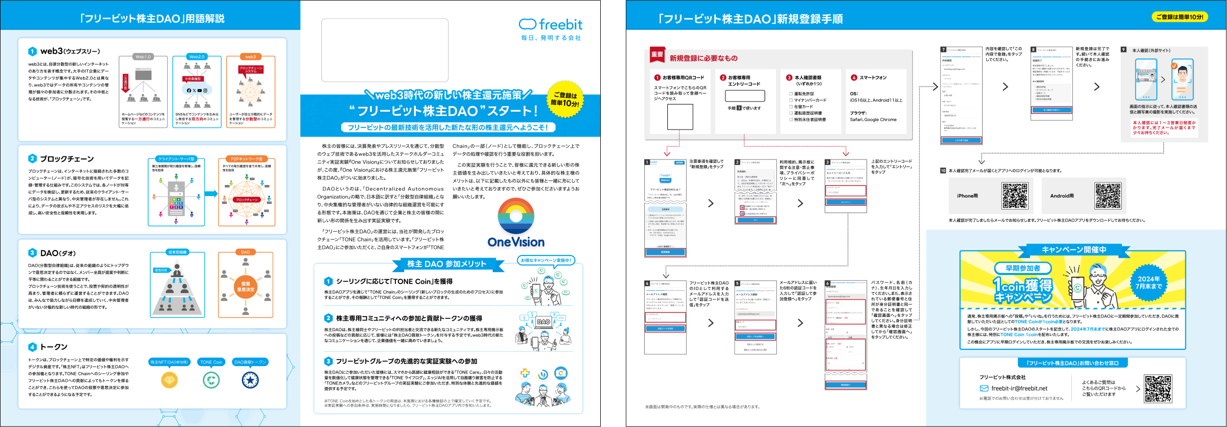 freebit株主DAO案内状